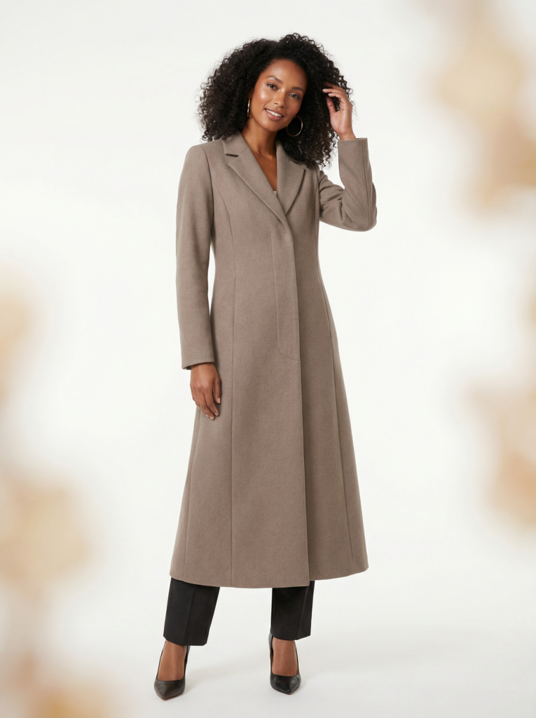 Full body fashion portrait of a tall elegant mixed 1769569414271