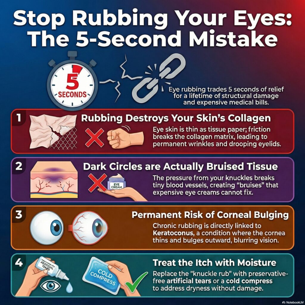 Is Rubbing Eyes Bad? The Truth About Keratoconus & Premature Aging