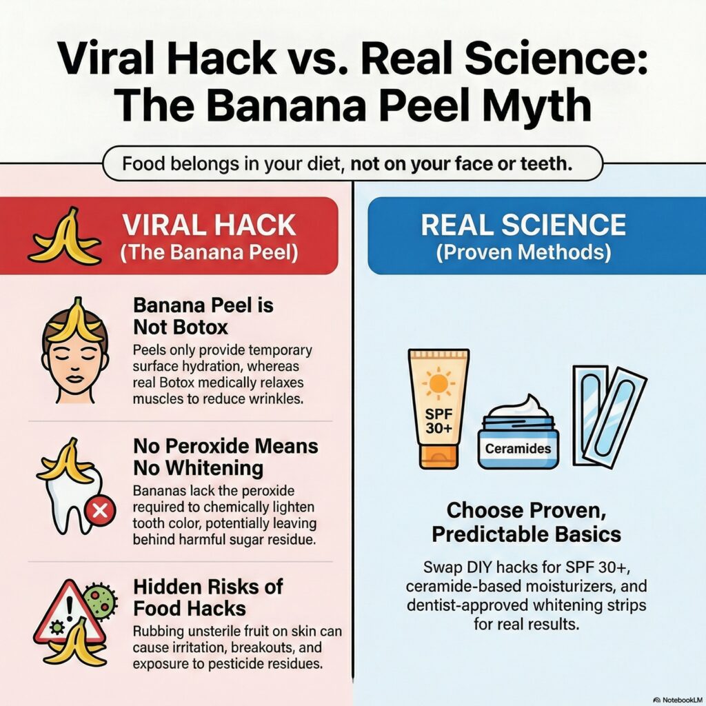Banana Peel Botox and Teeth Whitening I Tried the Hype 54213